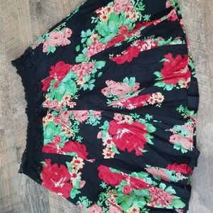 Floral skirt - stretchy waist